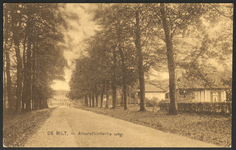 17086 Gezicht op de Amersfoortseweg te De Bilt, uit het noordoosten, met op de achtergrond het huis Vollenhoven ...